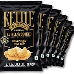 Kettle Studio | Potato Chips | Black Truffle With Salt 150g | Pack of 6-image-84