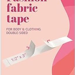 LERFOT Double Sided Tape for Clothes, Body (100 Pack) | Skin Tape & Clothing Tape for Women|Hem Tape No Sew No Iron|Strong Transparent Clear Body Tape for Skin for All Shades, Sensitivity-image-6