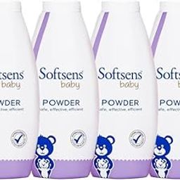 Softsens Baby Powder|Enriched with Patchouli & Olive|Soothes & Moisturises Baby’s Skin|Mild,Dermatologically Tested,Hypoallergenic & Paraben-Free|200g (Pack of 4)-28