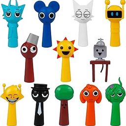 NHCDFA 12 Pcs Anime Figurine, Anime Figure, Action Figure for Girls Boys Colorful Decoration Anime Model Style B-image-39