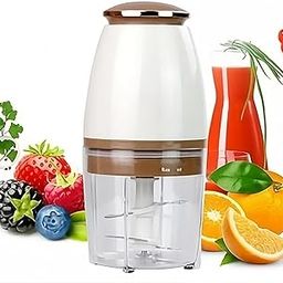 PRAMANTA Vegetable Chopper, Meat Chopper, Multifunctional Food Processor Capsule Cutter // Electric Food Mixer Blender Chopper Meat Grinder 700ML Mixer 300W (1Pcs)-21