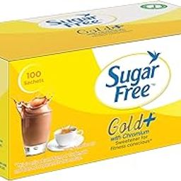 Sugar Free Gold, 100 Sachets | India's No.1 Sweetner| Sweet like Sugar with Low Calories| Scientifically Proven & Tested-image-52