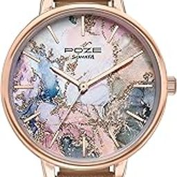 Golden Hour Quartz Multicolor Round Dial Women's Watch | Leather Material | Multi Color Band - SP80115WL01-picture-43