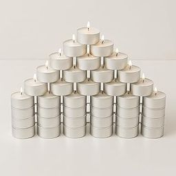Tea Light Candles – Pack of 100 | Long-Lasting Burn | Premium Unscented | Ideal for Birthday Decoration, Diwali, Christmas, Puja, Home & Festival Decor-image-68