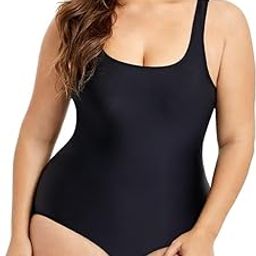 Women's Plus Size One-Piece Swimsuit – Black Monokini with Wide Straps | Flattering Swimwear for Curvy Women Plus Size Swimsuit “One-Piece Monokini Black Swimwear Swimsuit for Curvy Women Beachwear-image-66