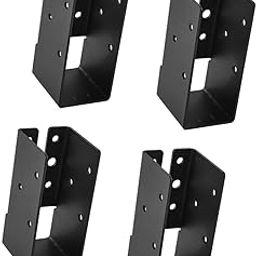 THE STYLE SUTRA 4Pcs Concealed Joist Hanger Easy Installation for 2x4" Beam Swing Wood Fence-image-11