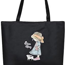 Tote Bags For Women Girls Canvas Cute Tote Bags Fashion Bag for College Office-image-114