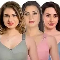 New Women's Multicolor Lightly Non Padded, Non Wired, Cotton Blend T-Shirt Bra for Daily Use Combo Pack of 3(Color-Green, Baby Pink, Sky Blue)-image-32
