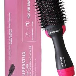 SUPERSTUD Hot Air BrushHair Dryer Curler Brush Professional 4 In 1 || Volumizer Hair Hot Air Brush for Hair Dryer For Blow Drying Hot Air Brush || Hair Straightener Blow Drying for All Hairstyle (Black)-image-30