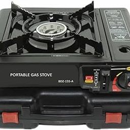 DIPDEY Camping Stove with Carrying Case Portable Propane or Butane Stove Dual Fuel Gas Stove Automatic Ignition Indoor Outdoor Cooking Camp Stove for Picnics Hiking Fishing-image-16