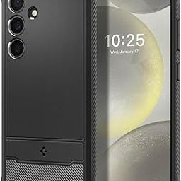 Spigen Rugged Armor for Samsung Galaxy S24 Case, Galaxy S24 Back Cover (2024) - Matte Black-image-53