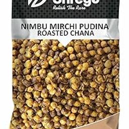 SHREGO Nimbu Mirchi Pudina Roasted Chana, Snack and Namkeen, Vacuum Packed (150 Gm)-image-13
