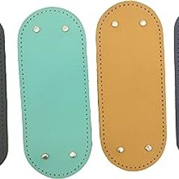 generic PU Leather Base for Making Crochet Bags | DIY Crochet Bag Bottom Combo of 4 (4)-picture-16