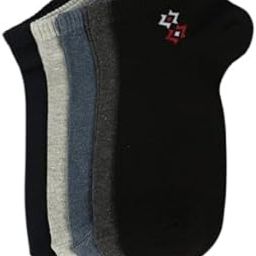 Cotton Ankle Socks, Mixed Colours Pack, Breathable Comfort Fit-image-115