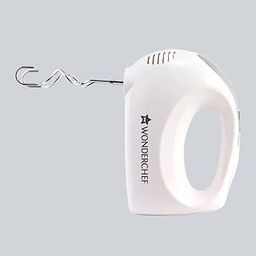 Wonderchef Ultima Plus Hand Mixer, 200W, 5 Speed Setting, Stainless Steel Beater and Kneading Hooks, 2 Years Warranty, White-image-69