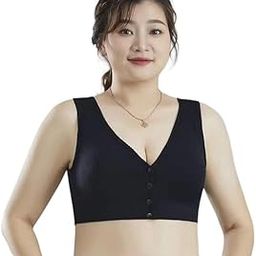 Women's Lightly Padded Plus Size Front Open Maternity/Nursing/Nursing Bra,Size-30-42-image-100