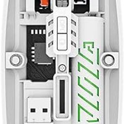 F5 SmartTech Transparent Wireless & Bluetooth Mouse with Rechargeable Type C for PC, Laptop & Mac|800 to 1600 Adjustable DPI, 400mAh Battery, Boss Key, Optical Technology, 2.4G & BT 5.2 & Silent Click-image-32