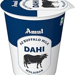 Amul Buffalo Milk Dahi 400 Gm Cup-12