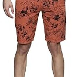 Men Slim Fit Solid Mid-Rise Chino Shorts-image-61