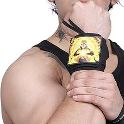 ZYZFIT Wrist Wraps with Superhero Patch Adjustable Gym Wrist Support with Thumb Loop Great for Crossfit, Powerlifting, Bodybuilding(Naruto)-image-99