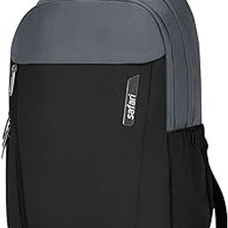 Solace 30L Laptop Backpack, 2 compartments, Raincover, Organizer, Antitheft pocket, Trolley Sleeve, Bottle holder, Front pocket, College bag, school bag,Color- Dark Grey-image-67
