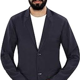 Men's Slim Fit Formal Party Two Button Blazer-image-63