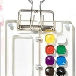 Eoast ® Watercolor Palette Acrylic Storage Organizer Practical Empty Palette (8 grids) Storage Artists-image-36