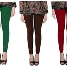 Women and Girls Slim Fit Full Length Leggings (Combo Pack of 2) Ink Blue & Purple (RL_PT_14718-image-82