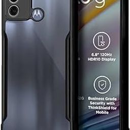 Fashionury Motorola Moto G60 / Moto G40 Back Cover Transparent Back Case|Ultra Thin Slim Crystal Clear Case Hard PC with TPU Bumper, Military-Grade Protection Case - (Black Bumper)-image-32