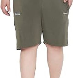 Plus Size Men's Regular Fit Shorts-20