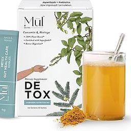 Detox Gut Health Supplement- Ayurvedic, Amla, Harda, Raw Turmeric, vitamin A, C, E, Relieves Acidity, Constipation & Bloating, No Preservatives & Added Sugar, 15 Sachets Trial Pack - 68gm-image-58