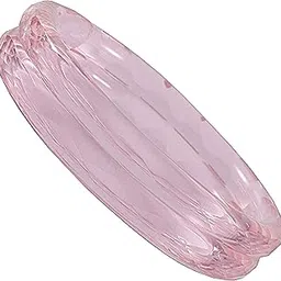 zulka Glass with Diamond Cut Pattern Shape Premium Kadaa Set for Women/Girls, (Pink_2.6 Inches), Pack Of 2 Kadaa set-picture-11