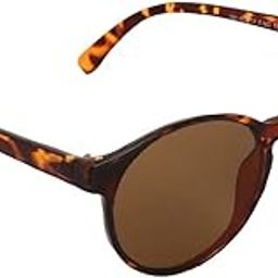 Unisex Brown Lens Full Rim Round Plastic UV 400 sunglasses-MTV-221-picture-16