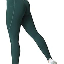 Trinity High Waisted Yoga Pants with Pockets for Women Tummy Control Cross-Waist Crossover Workout Leggings 26''-image-62