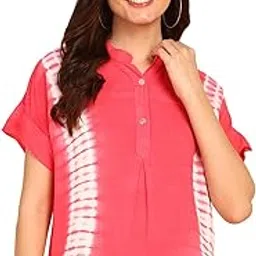 maaesa Hand Dyed Rayon Top for Women-picture-32