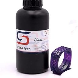 Siraya Tech Cast 3D Printer Resin LCD UV-Curing Resin Easy to Print Use and Burn High Resolution 405nm Photopolymer Resin for making jewelries and metal parts (Purple, 1kg)-18