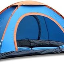 VishBin Portable Tent for Camping | Ideal for 3,4 Persons | Easy Setup for Picnic, Travel, Hiking, Trekking, Outdoor Camping | Waterproof Windproof Tent | Superior Air Ventilation, Multicolor-image-16