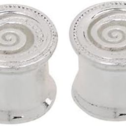4xWhirlpool-Pattern Ear Tunnel Expander Stretcher Flared Plug Accessory 10 mm-image-60