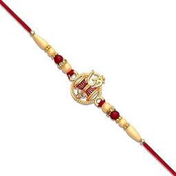 Multicolor Damru Rakhi Combo (K1_259) | Handmade Bracelet for Brother | Stylish Rakhi Design | Set of 1-image-99