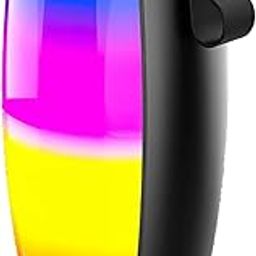 1202 RGB Wireless 5W Bluetooth Speaker with Mic & 5Hrs Playtime, HD Surround Sound and Rich Bass, Also Support Pen Drive, SD Card, AUX, FM & Call Function for Android & iOS-picture-22