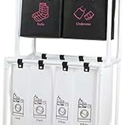 SECRET DESIRE Creations Laundry Hamper with Wheels Dirty Cloth Hamper for Office Laundry Room Closet L|Home Decor|Figurines-image-62