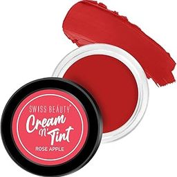 Swiss Beauty Lip, Cheek And Eyeshadow Tint With Goodness Of Vitamin E And Olive Oil | Natural Flushing Glow | Long Lasting Nourishment | Sls & Paraben Free | Shade - Rose Apple, 8Gm|-4
