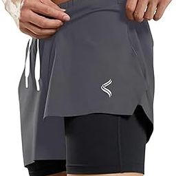 Boxer Shorts for Men, Boys Half Pant, 2 in 1 Active wear Dual Boxer for Men for Sports, Gym, Running, Workout, Cycling, Yoga, Home wear-9