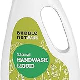 BubbleNut Wash – Handwash (1 Litre) Natural, Organic & Herbal Liquid Refill, Paraben free & Sulphate, SLS free Hand Wash, Hypoallergenic, Sensitive Skin, Moisturising, with Neem, Vegan-image-19
