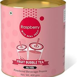 Tea Planet Raspberry Bubble Tea Mix – Vegan-Friendly Boba Premix for Smoothies, Milkshakes, Desserts, and DIY Bubble Tea | Non-GMO, Sweet and Tart Raspberry Milk Tea Powder, 400g-image-39