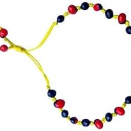 New Natural Red & Black Chirmi Gunja Ratti Bracelet Band For Men And Women - 1Pcs-image-58