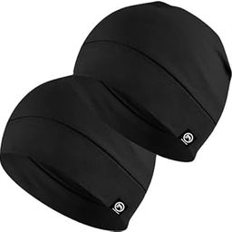 Cotton Skull Caps for Men Women, Lightweight Beanie Sleep Hats Breathable Helmet Liner-image-90