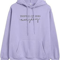 Women's Cotton Fleece Inspire Others Everyday Printed Hoody Sweatshirt-image-16