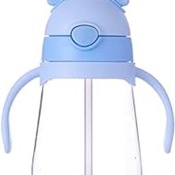 Magic Providers Sipper Cup with Twin Handle | Anti-Spill Sippy Straw Cup for Baby & Kids | Spout Milk Easy Grip Water Bottle BPA Free - 425 mL (Random Colors)-21