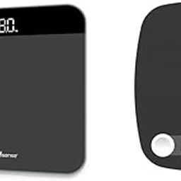 HealthSense Weight Machine for Body Weight, Digital Weighing Scale - Dura-Glass PS 120 & HealthSense Weight Machine for Kitchen, Kitchen Food Weighing Scale-9